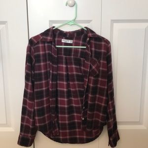 Maroon flannel